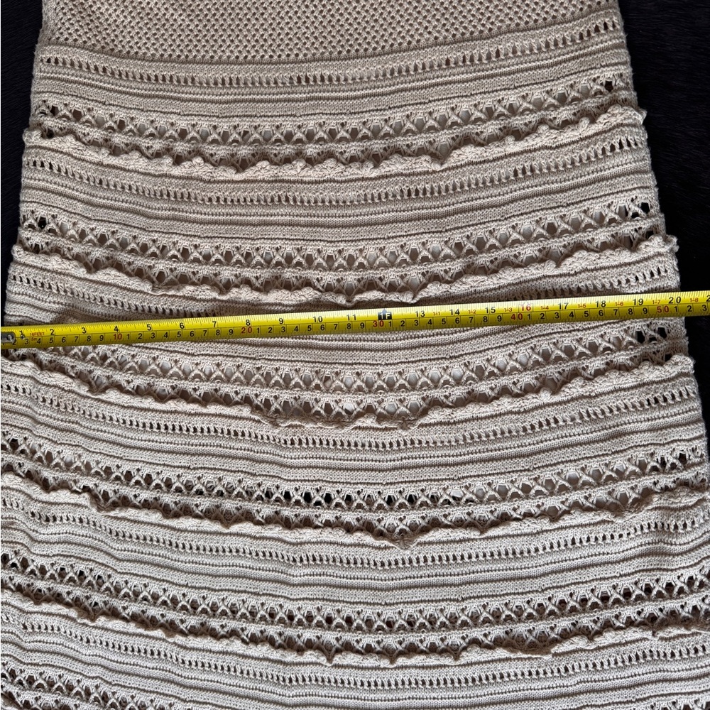 Moda International Vintage Crochet Halter Maxi Dress - XL - Picture 10 of 17